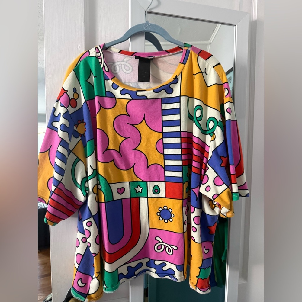Nooworks Oversized Tee Wormiverse - 4x fits like a 2x/3x